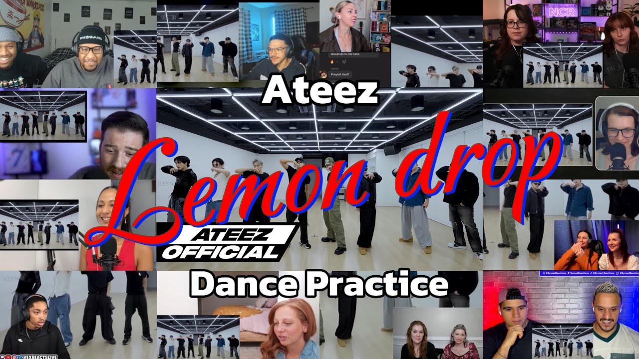 ATEEZ - 'Lemon Drop' Dance Practice | REACTION MASHUP