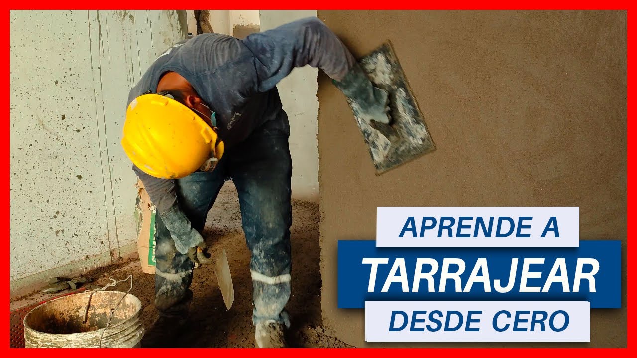 ¿CÓMO TARRAJEAR UN MURO? | PASO A PASO | APRENDE EN 5 MINUTOS