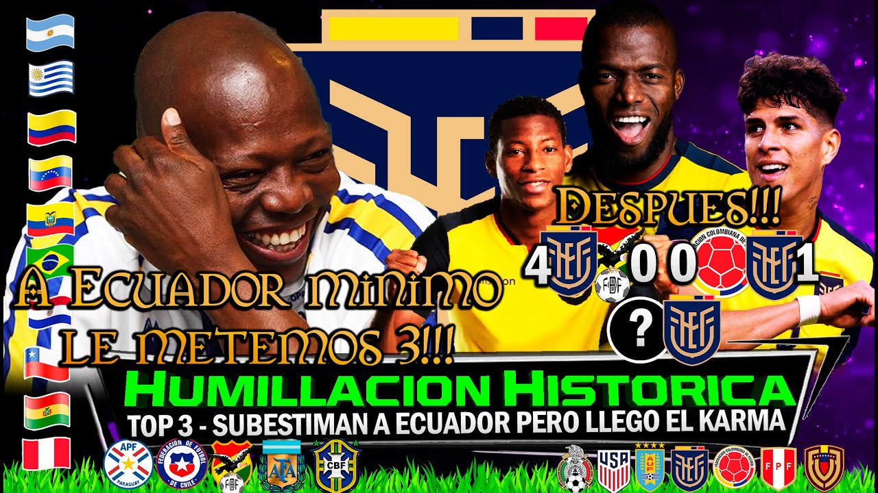 Top 3 SUBESTIMAN a ECUADOR pero el KARMA llegó RÁPIDO 🔥 REACCIONES INCREIBLES 🏆 Narración graciosa