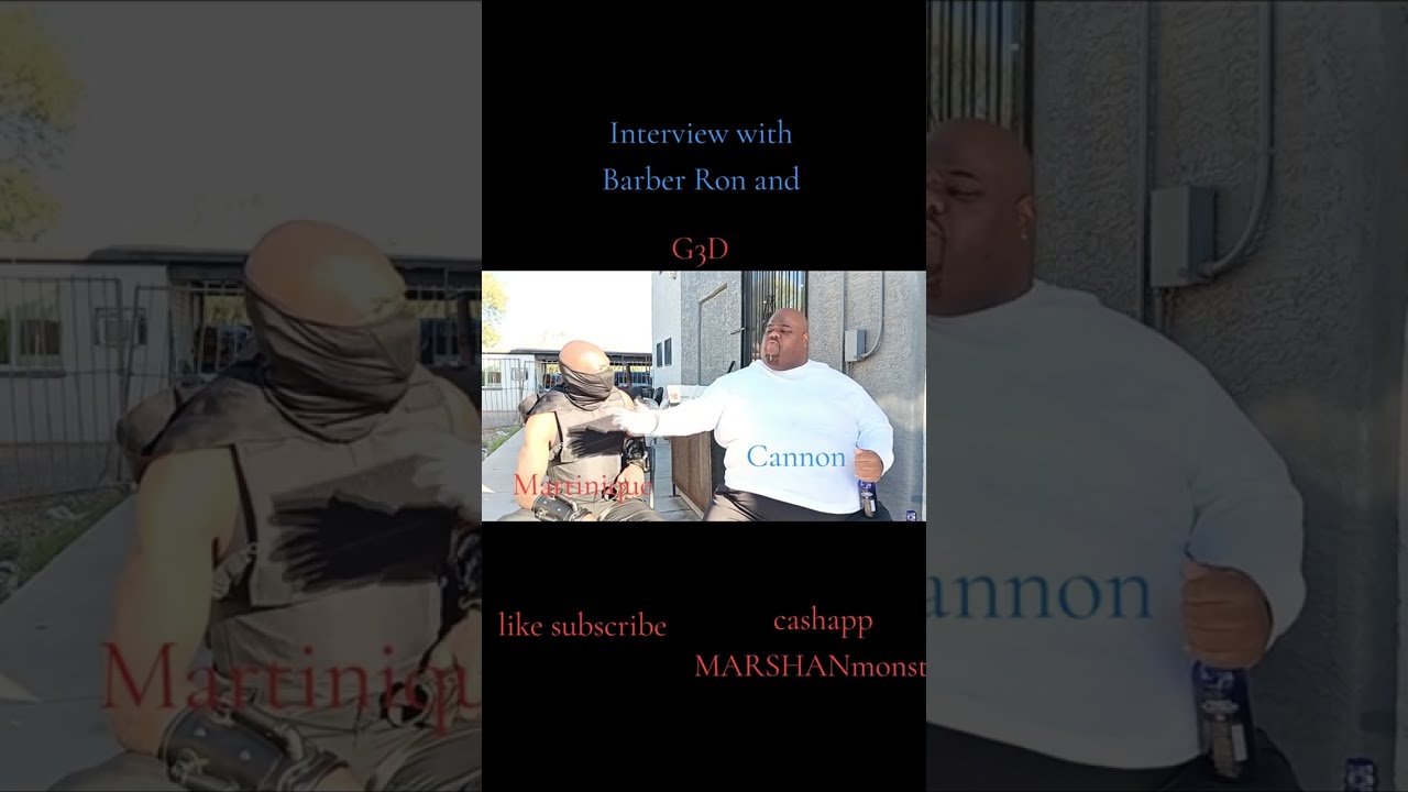 G3D Interview with Barber Ron Master Barber #Barber#dunbar #peoplewhocheermeup