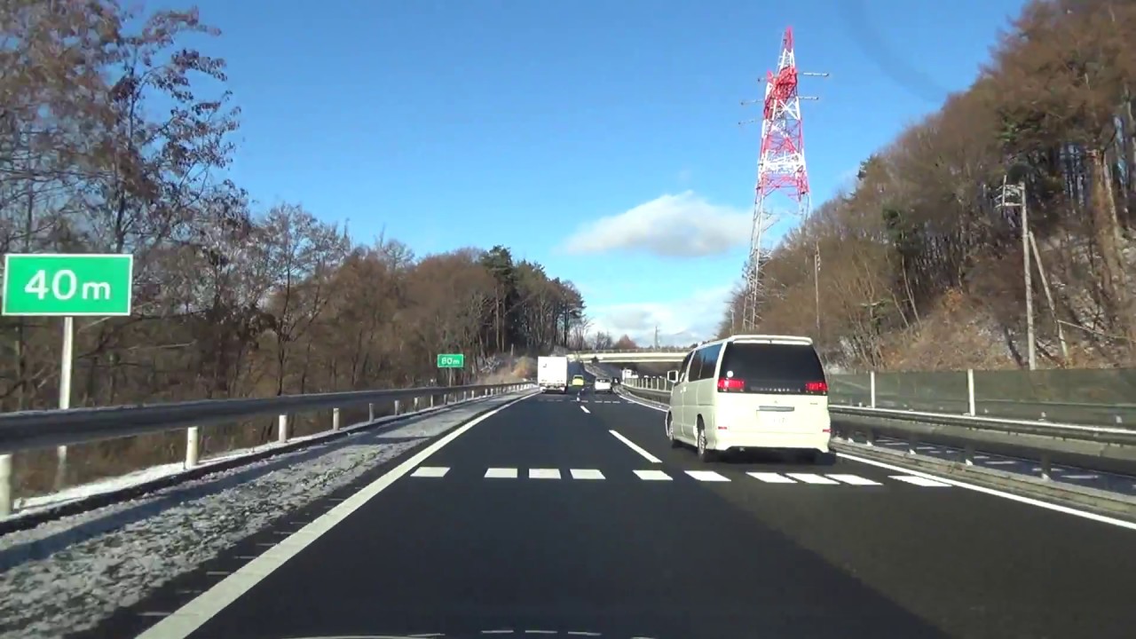 長野自動車道 岡谷JCT～上信越自動車道 須坂長野東IC 2017.12.09