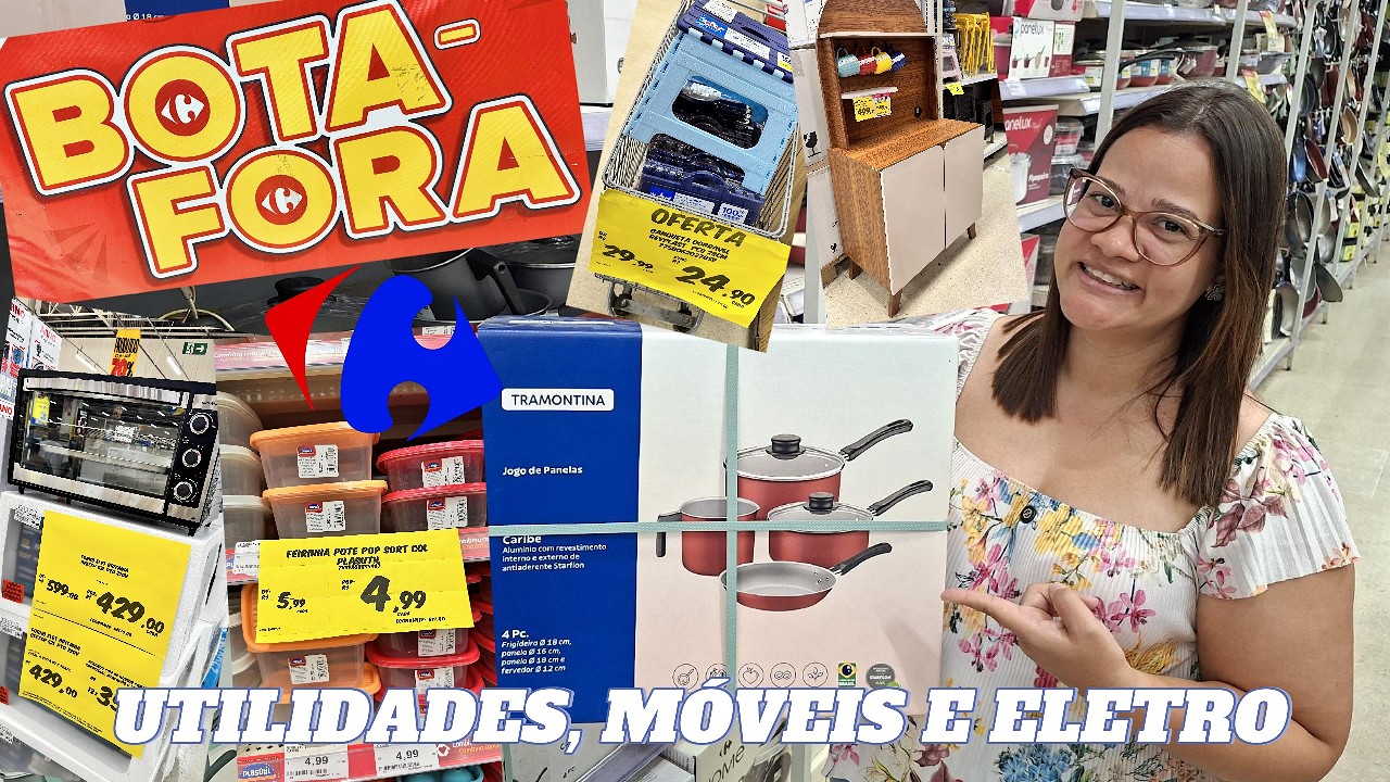 SALDÃO CARREFOUR UTILIDADES DO LAR, MÓVEIS E ELETRO. O MAIOR BOTA FORA AV. RECIFE