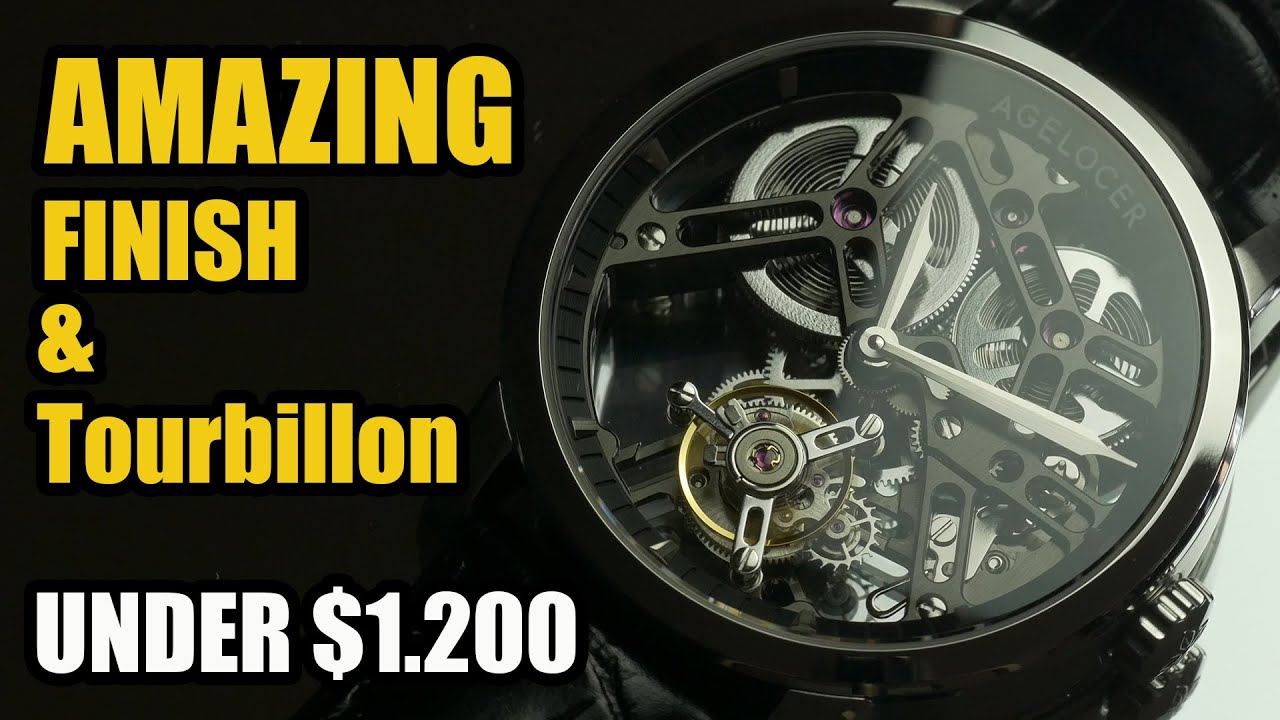 ЛУЧШИЕ ЗАВЕРШЕННЫЕ часы с турбийоном по такой цене! Agelocer Flying Tourbillon