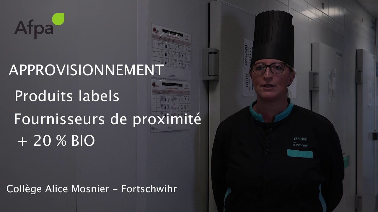 Réception et stockage des aliments, Francine Ghielmi