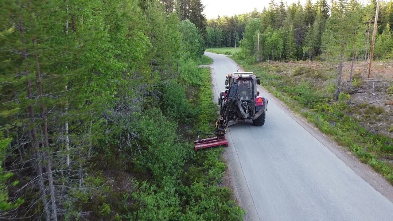 huddig 960c6 med buskröjare