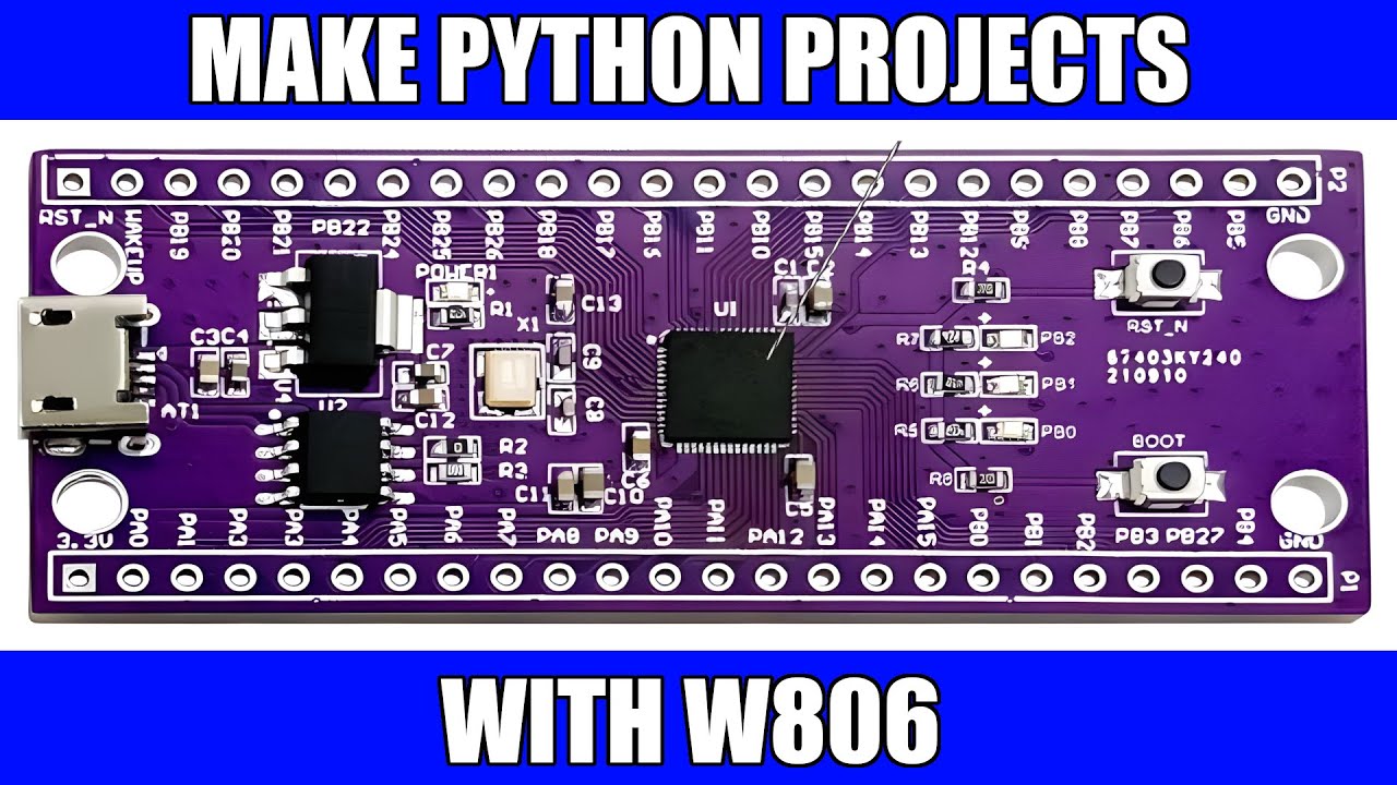 Make Python Projects with w806 - PikaScript Review