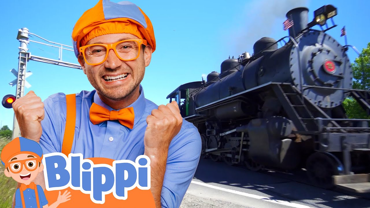 Blippi's Steam Train | Blippi Vehicles | Learning Videos for Kids