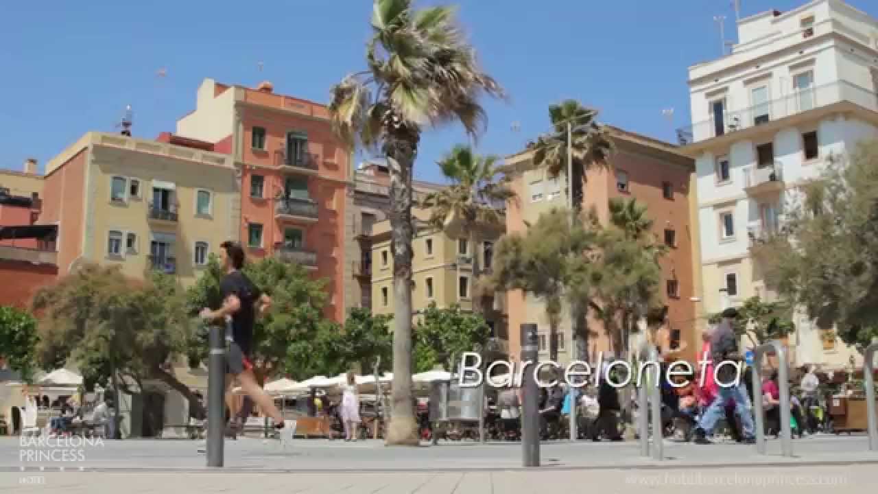 Running Route through Barcelona beaches with Barcelona Princess Hotel