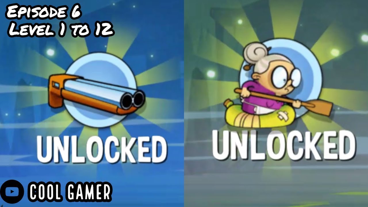 Swamp attack Episode 6 level 1 to 12 (Finally unlocked Double Shotgun and Aunt Misty)