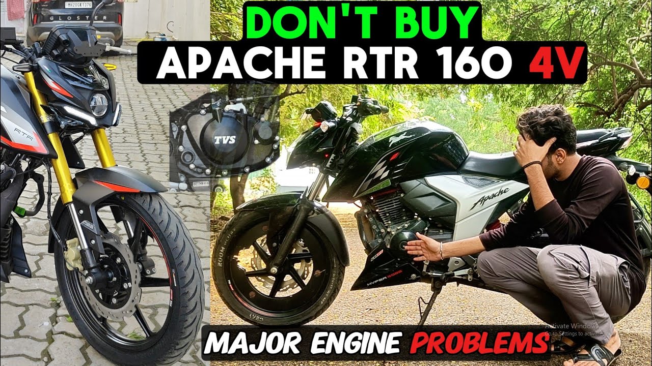 Watch before buying Apache rtr 160 4v 2025⚠️ |Major Engine problems in Apache 160 4v🚫