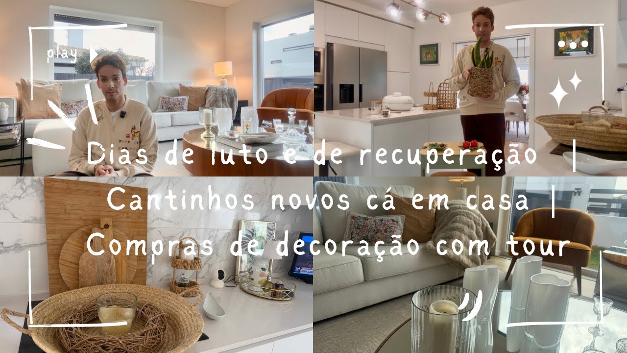 Dias de luto e de recuperação  | Cantinhos novos cá em casa | Compras de decoração com tour 