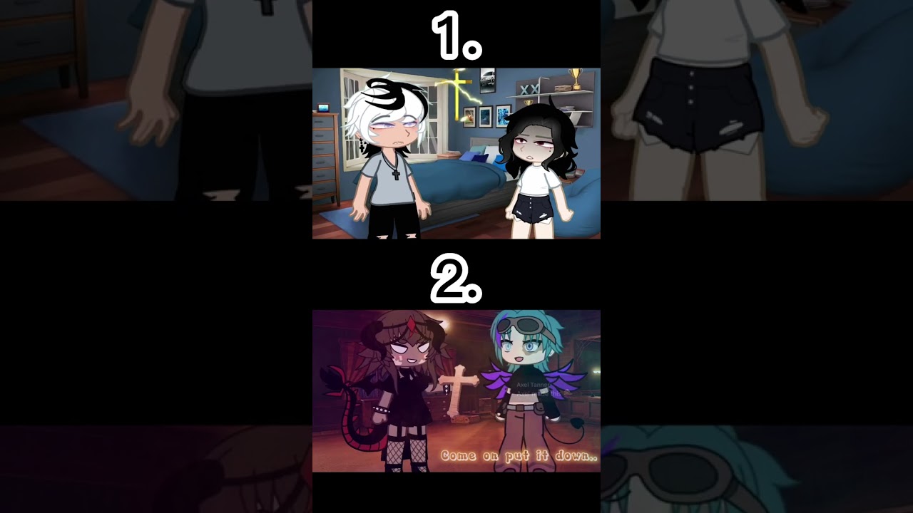 1 Or 2？Begone Demon 👹😇#gachameme  #gachalife #gachaclub  #gachaedit #gachatrend #shorts