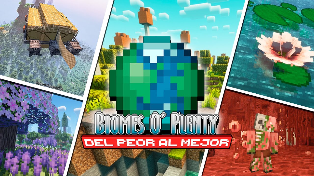 🍃TODOS los BIOMAS del PEOR al MEJOR🍃 - Biomes O' Plenty 1.21.1