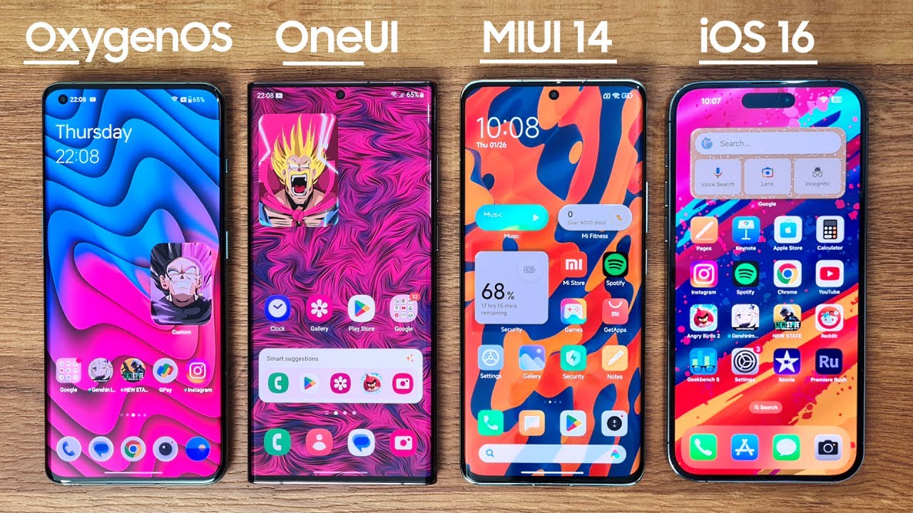 OxygenOS vs OneUI vs MIUI vs iOS vs Pixel UI COMPARISON - WHICH SHOULD YOU USE?