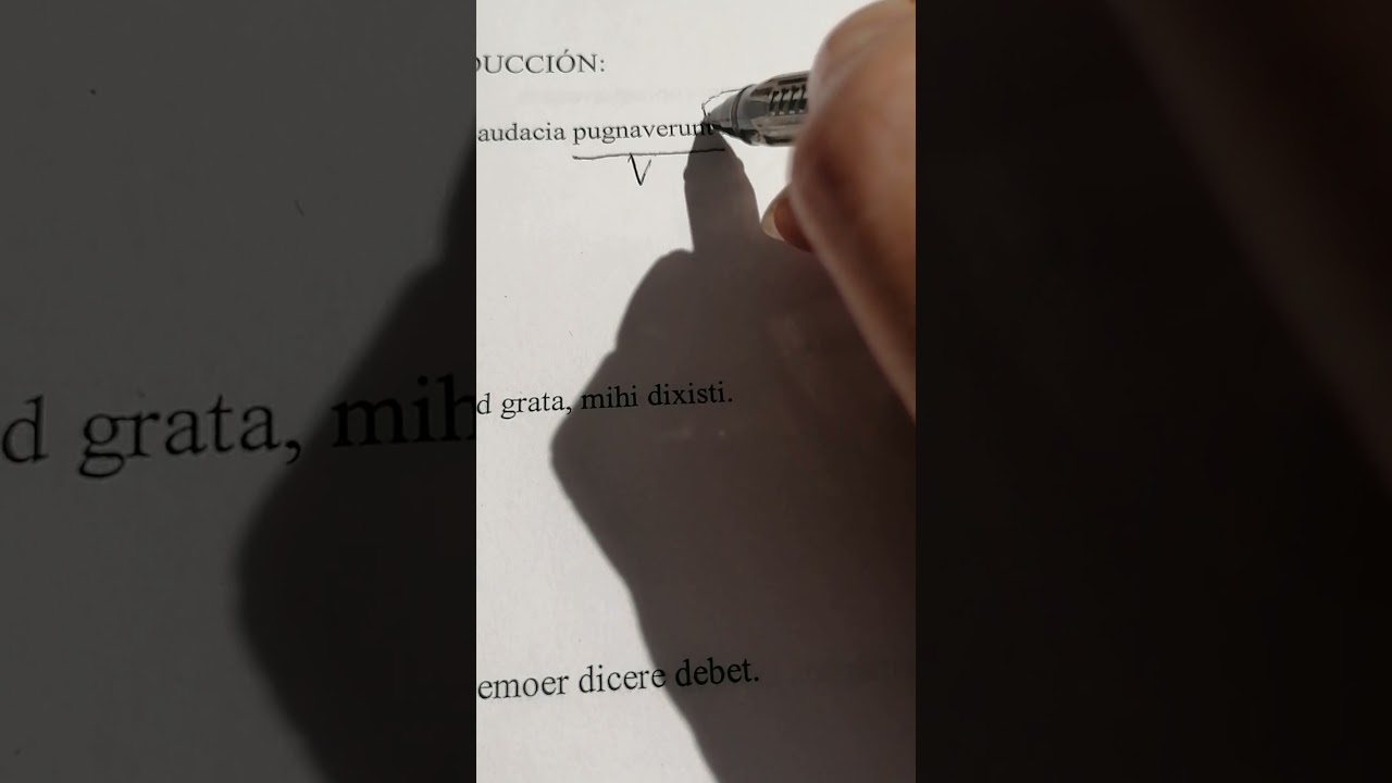 Trucos análisis y traducción de latín 1