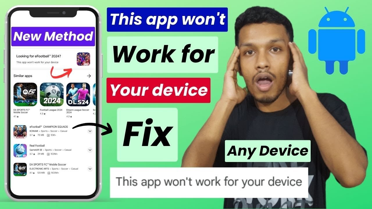 This app won't work for your device fix new method | this app not work for your device