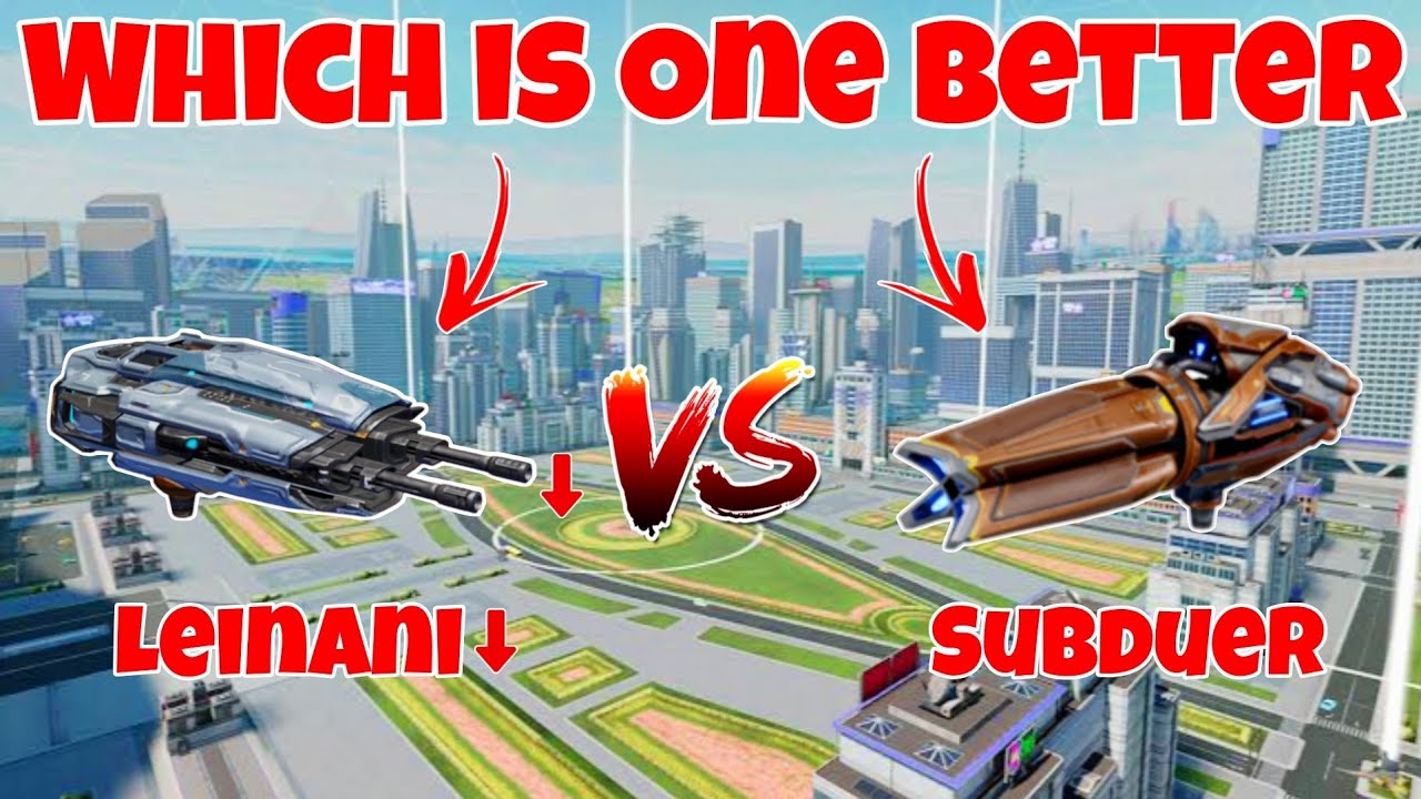 WR🔥 Leinani[Nerf] VS Subduer Weapon Comparison ||WAR ROBOTS||