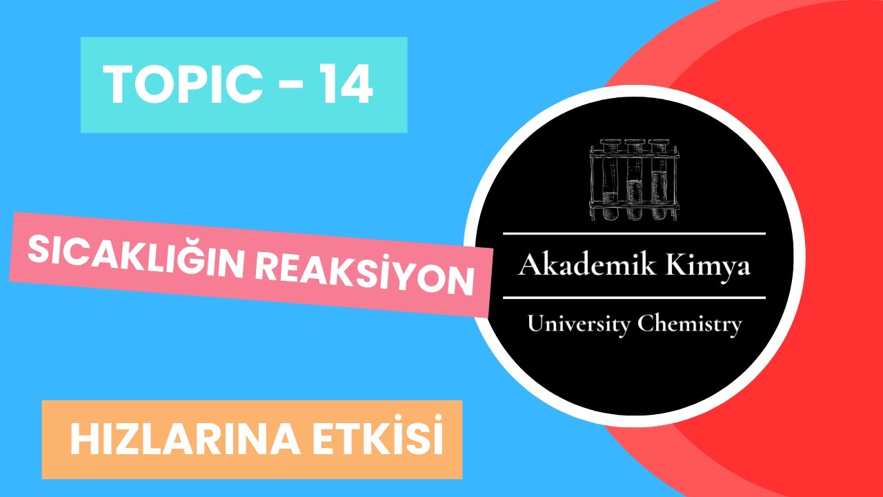 Sıcaklığın Reaksiyon Hızlarına Etkisi - The Effect  of Temperature on Reaction Rates