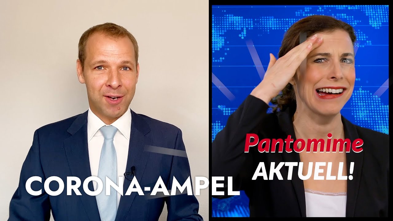 Pantomime Aktuell - Corona Ampel in Schulen
