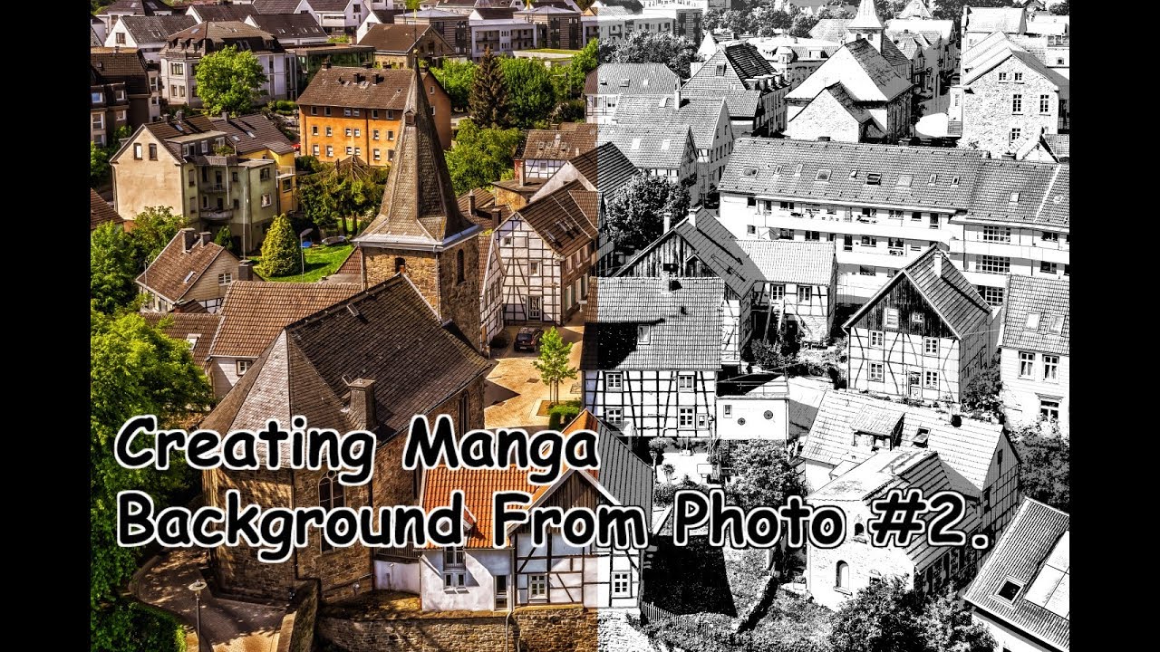 [Speedpaint Clip Studio] Creating Manga Background From Photo #2