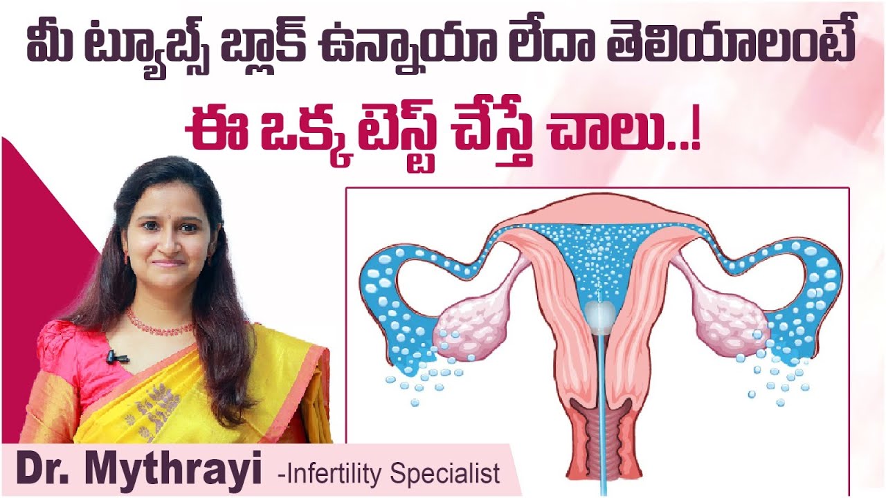 ట్యూబల్ బ్లాక్ తెలియాలంటే || What is Tubal Patency Test in Telugu || Mythri Sri Fertility Centre