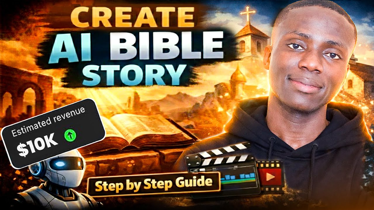 How I Make Faceless AI BIBLE Stroies and Got Monetized! ($300/Day!)