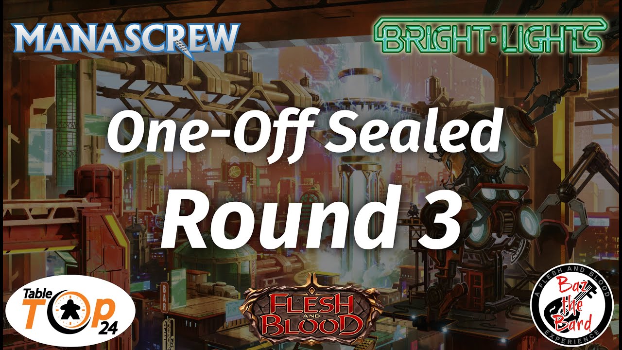 Flesh and Blood Bright Lights One Off Sealed Round 3