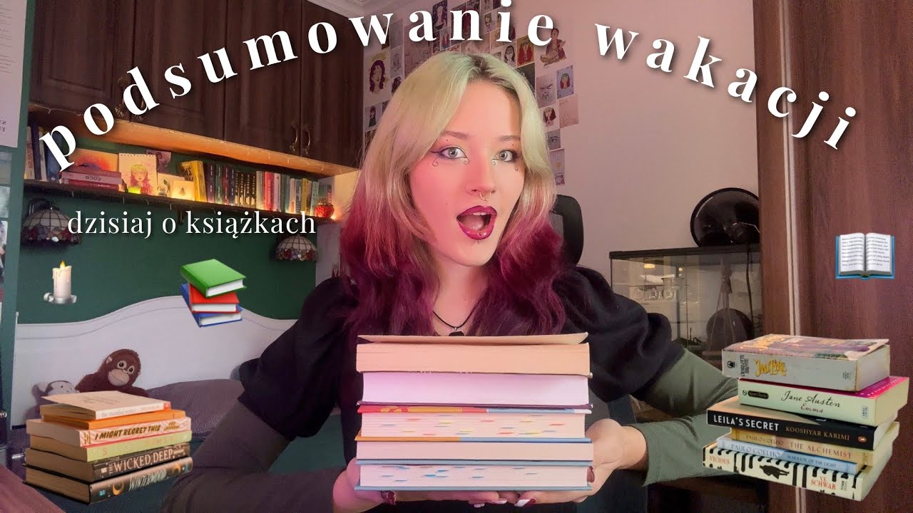 Podsumowanie czytelnicze wakacji📖🕯️