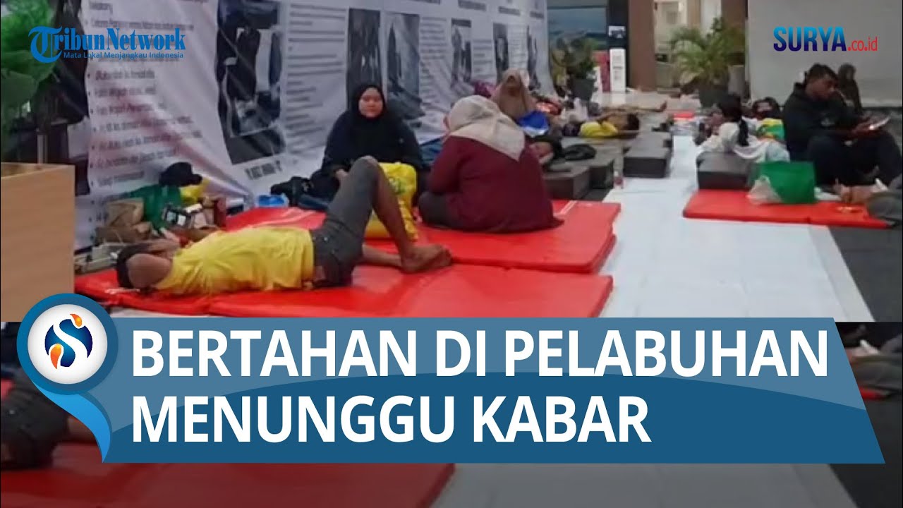 Hari ke-8 Pencarian Korban KMP Tunu, Belasan Keluarga Bertahan Menginap di Pelabuhan Menunggu Kabar