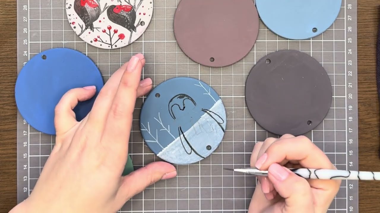 Розпис мініатюри акриловими фарбами 🎨