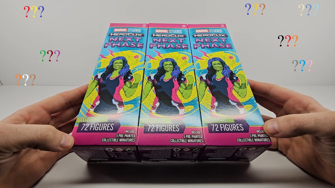 Marvel Heroclix - Marvel Studios Next Phase Booster Box Unboxing 3x - WOW, UNBELIEVEABLE!?!