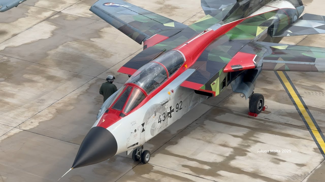 Panavia Tornado IDS | German Air Force | Great Flying action. #germanairforce