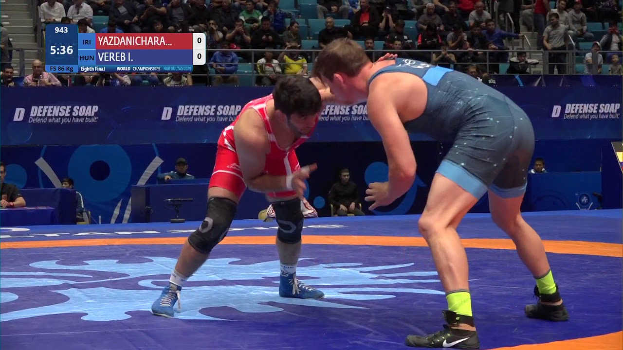 1/8 FS - 86 kg: H. YAZDANICHARA (IRI) v. I. VEREB (HUN)