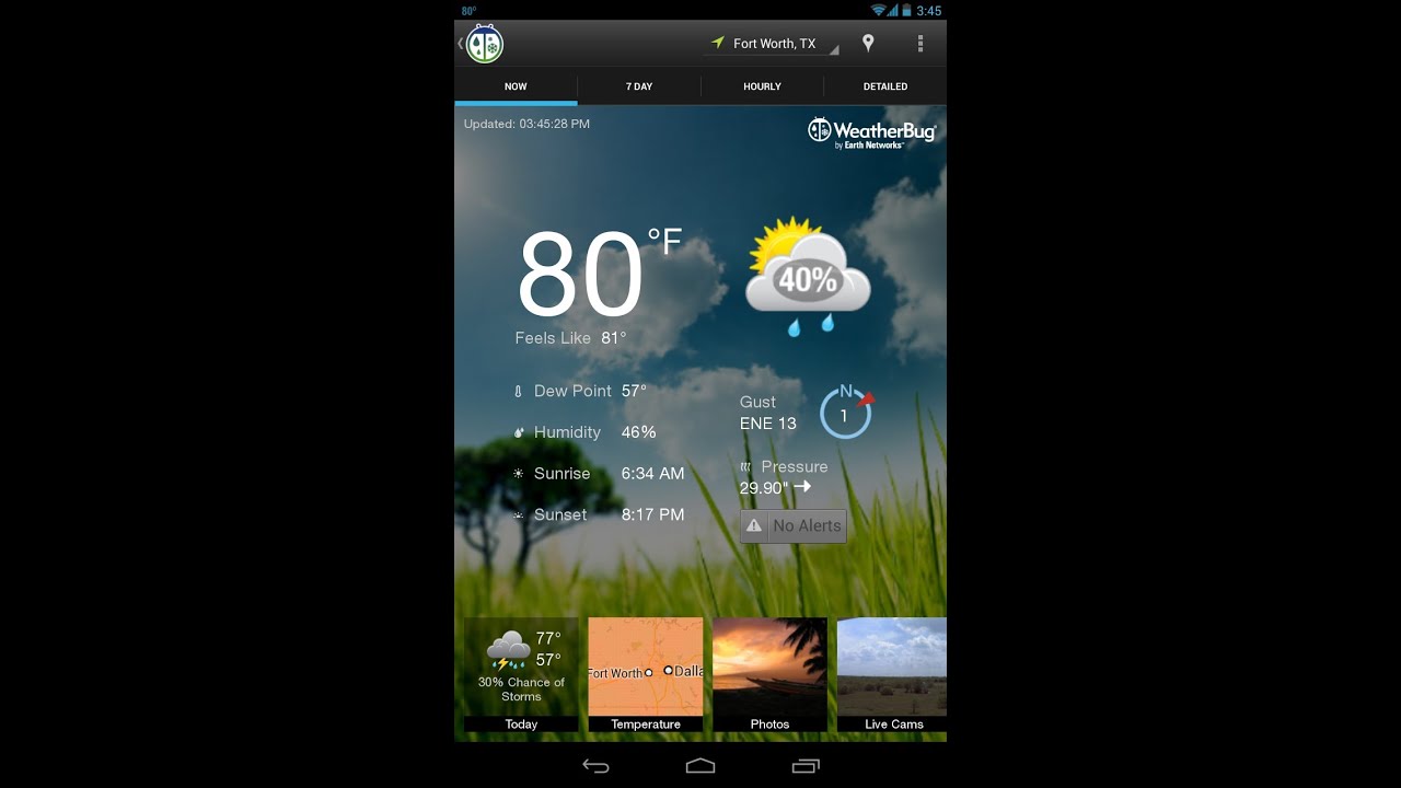 App Review - The NEW WeatherBug for Android