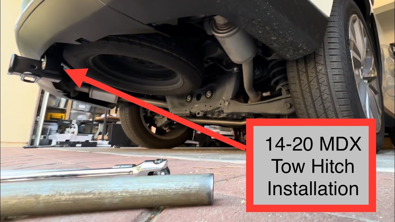 Installing Curt/Uhaul Trailer Hitch on 2014-2020 Acura MDX instructions tutorial