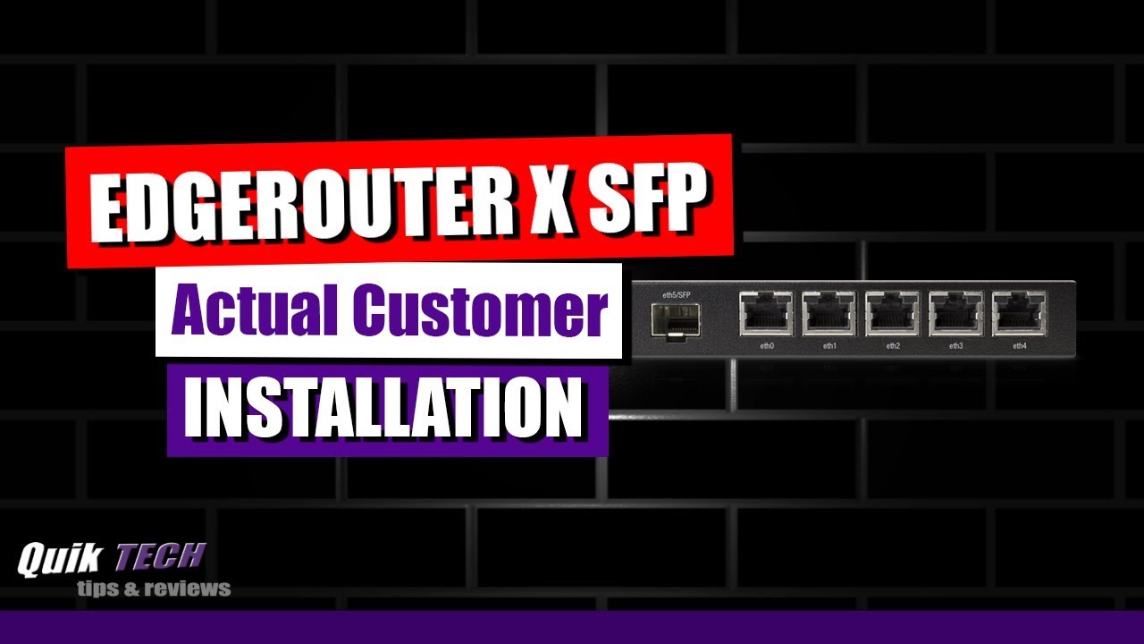 EdgeRouter Client Home Install