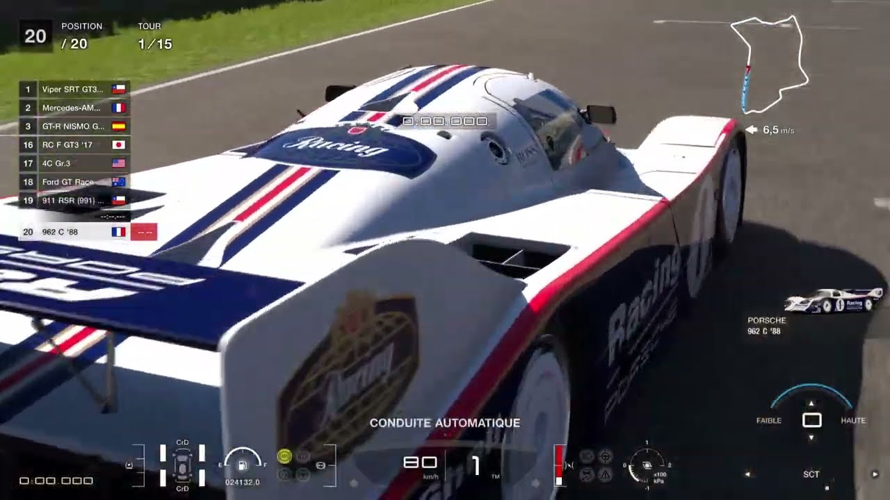 GT 7 - Porsche 962 C '88 - Sardaigne - Sardegna -  Weekly challenge