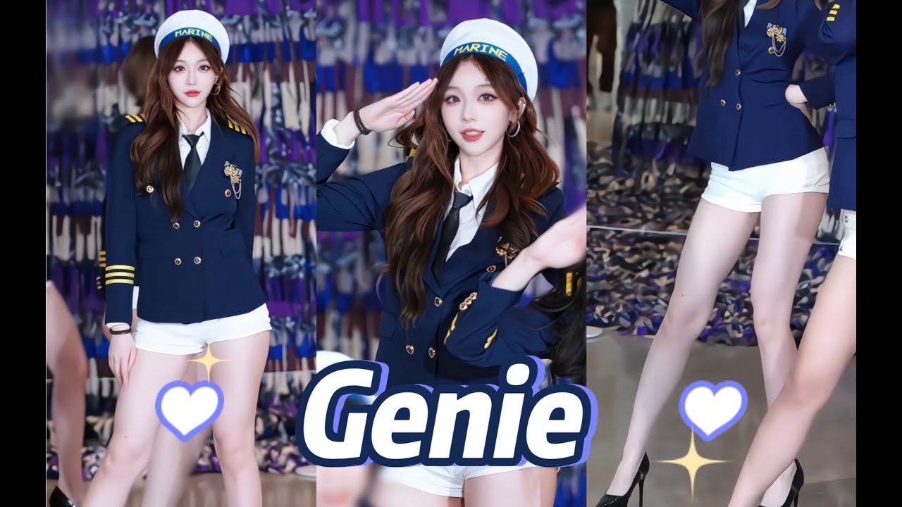 蓝色海军风的Genie如何呢｜说出愿望吧—少女时代 允儿位