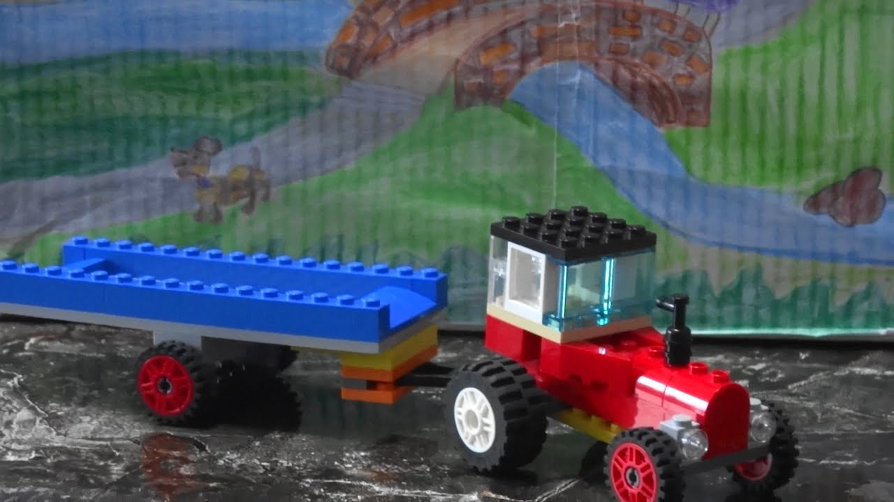 My Idea for Lego Classic car 10715 ( Tractor with trolley )