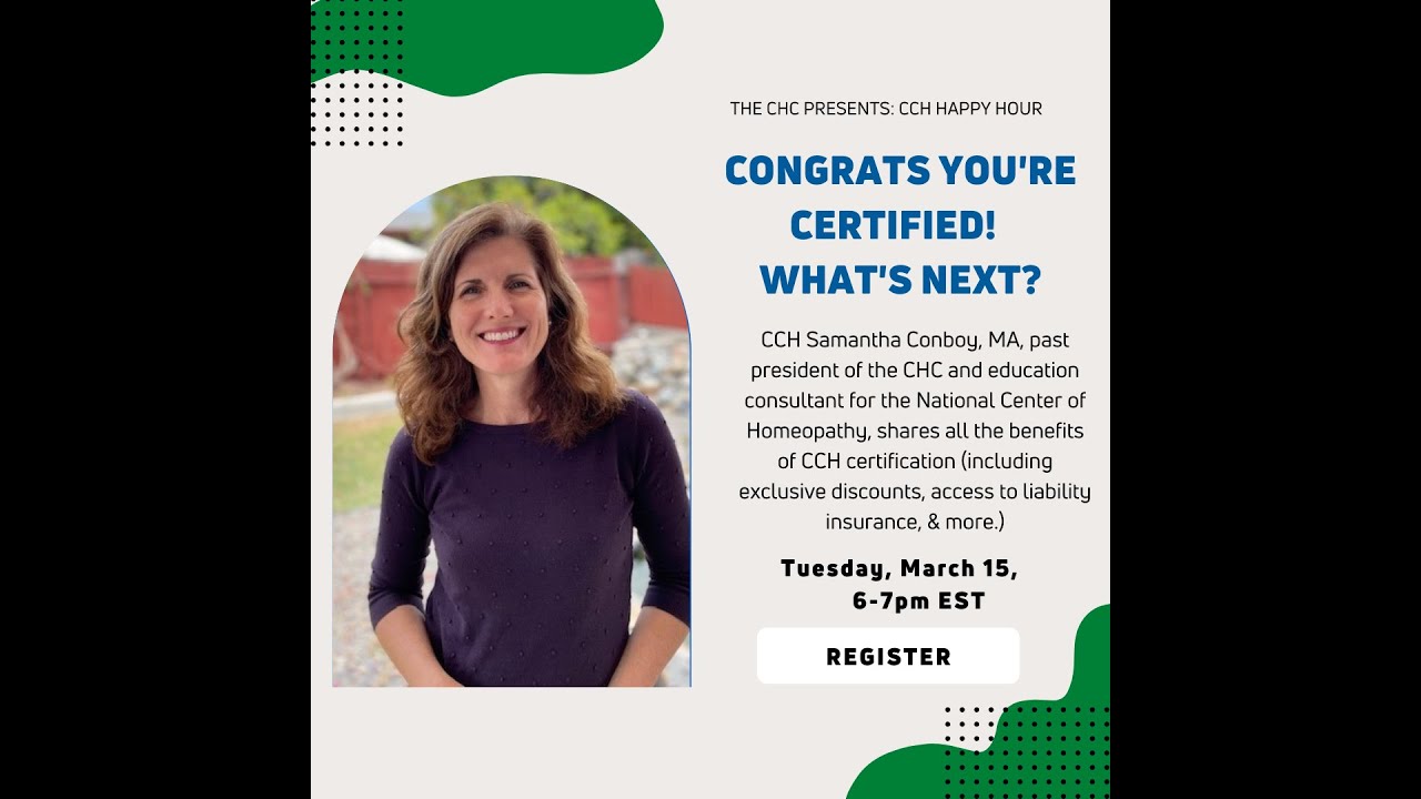 What It Means to be a Certified Classical Homeopath, with Samantha Conboy, CCH, MA