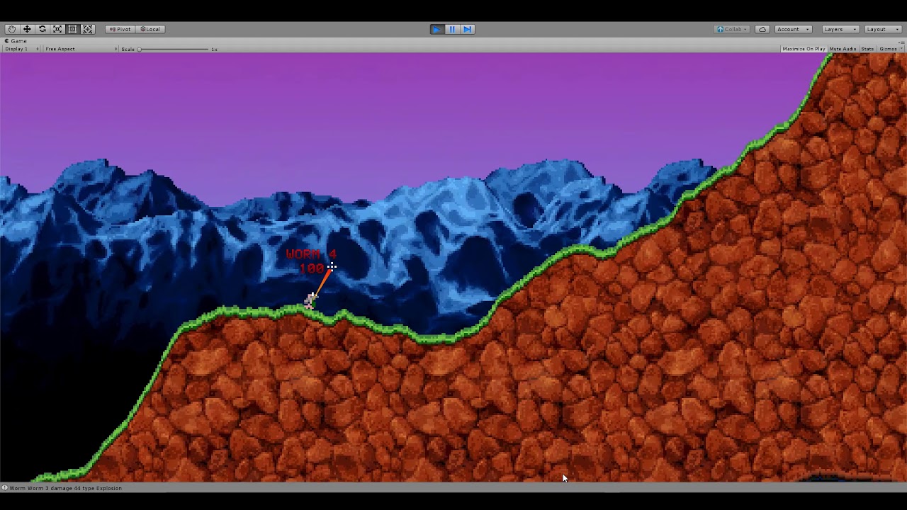 Worms clone made in Unity (unreleased development version)