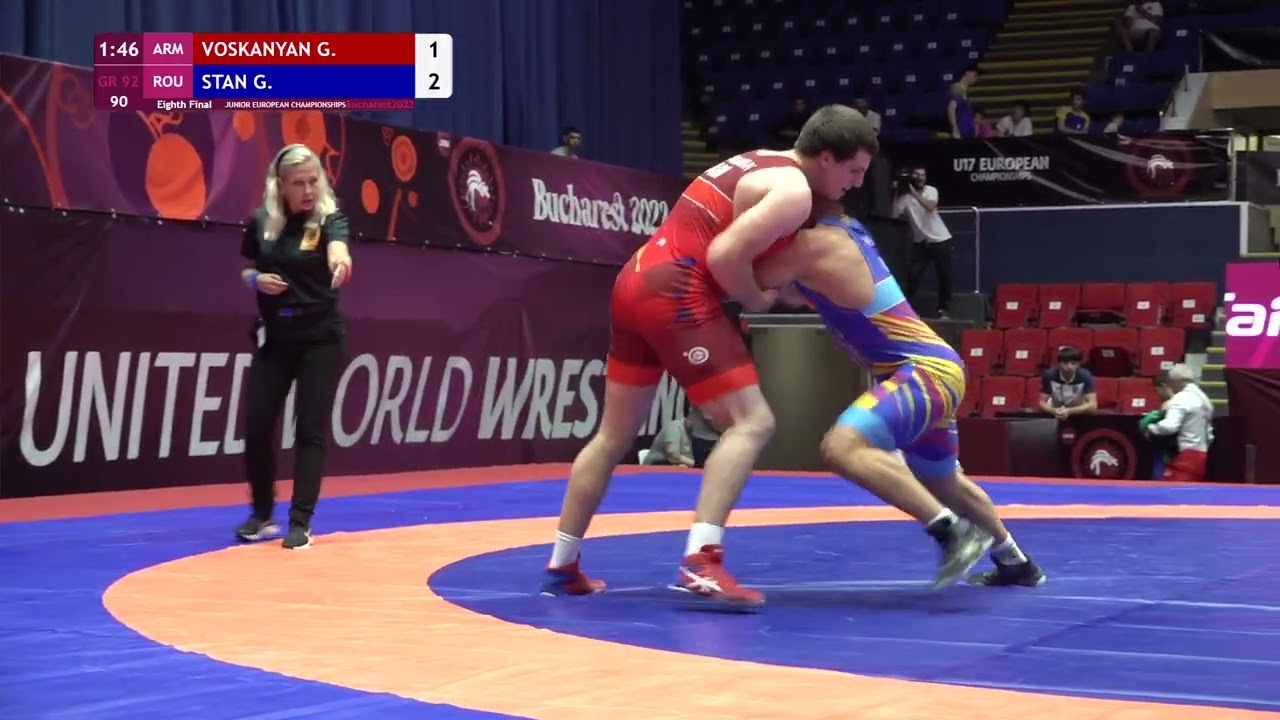 1/8 GR - 92 kg: G. VOSKANYAN (ARM) v. G. STAN (ROU)