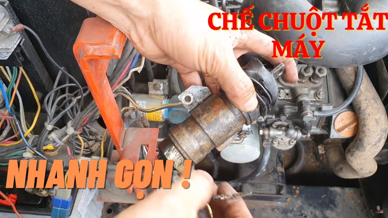 Chế chuột tắt máy phát điện 3 dây thay cho 2 dây | Quang máy phát điện