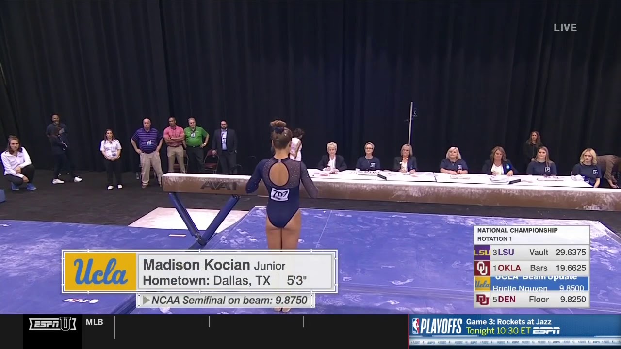 Madison Kocian Beam UCLA National Finals 2019