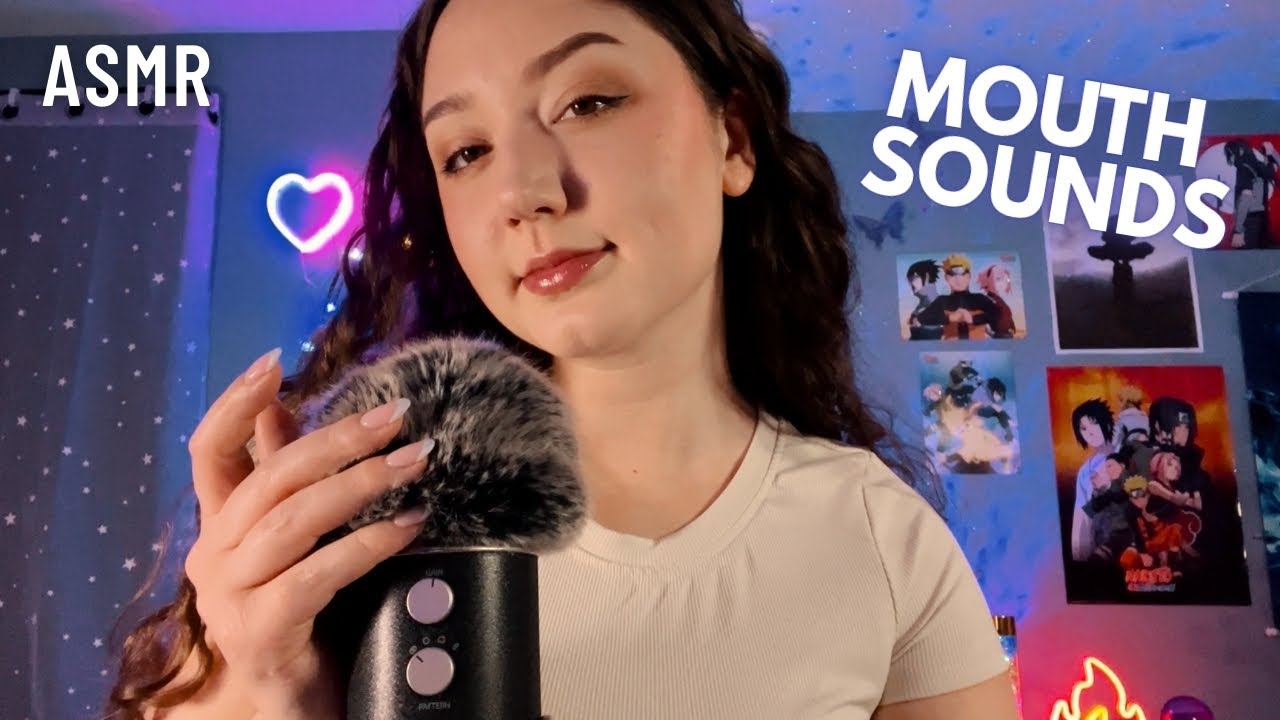 ASMR FAST MOUTH SOUNDS & PURRING FOR 20 MINUTES