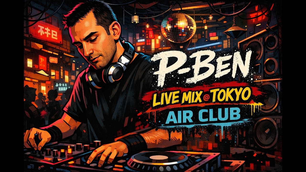 P Ben   Live mix @ Air Club - Tokyo - Japan   2015-11 -14