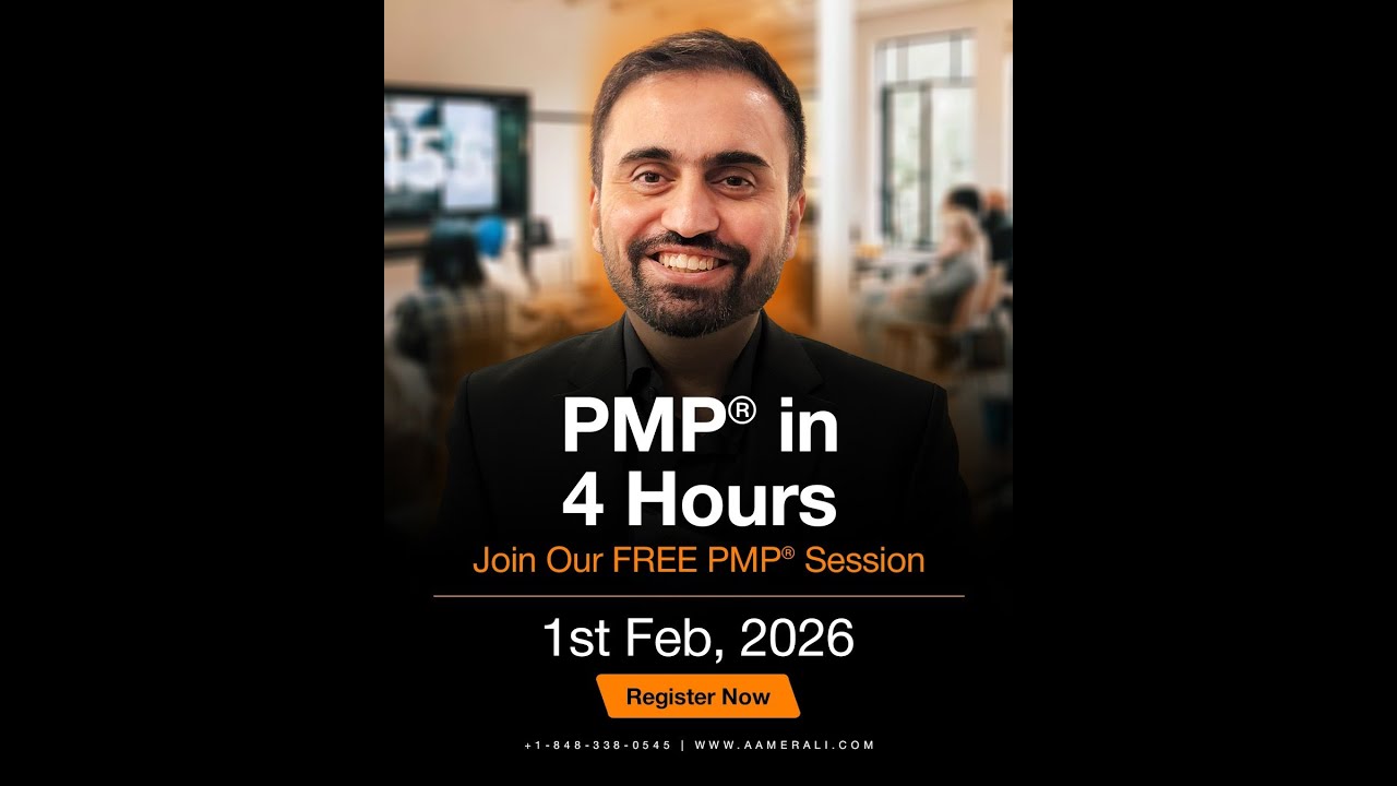 PMP In 4 hours - Live PMP Session in 2026 📱