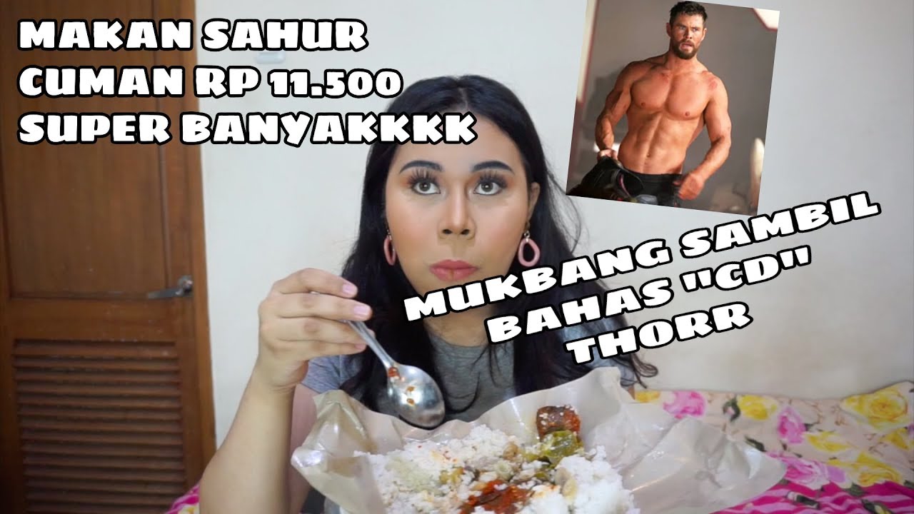 MAKAN SAHUR MURAH BIKIN KENYANG 2 HARI // MUKBANG SAMBIL CERITA2