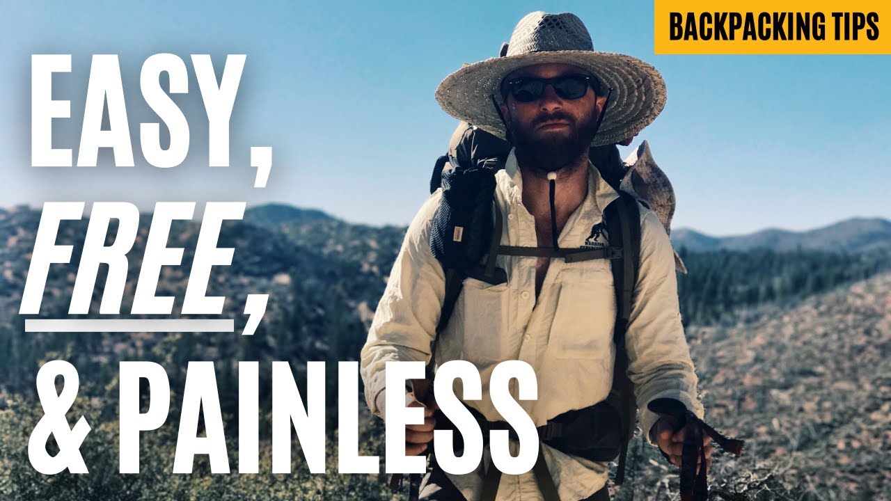 Lighten your backpack (without spending money)