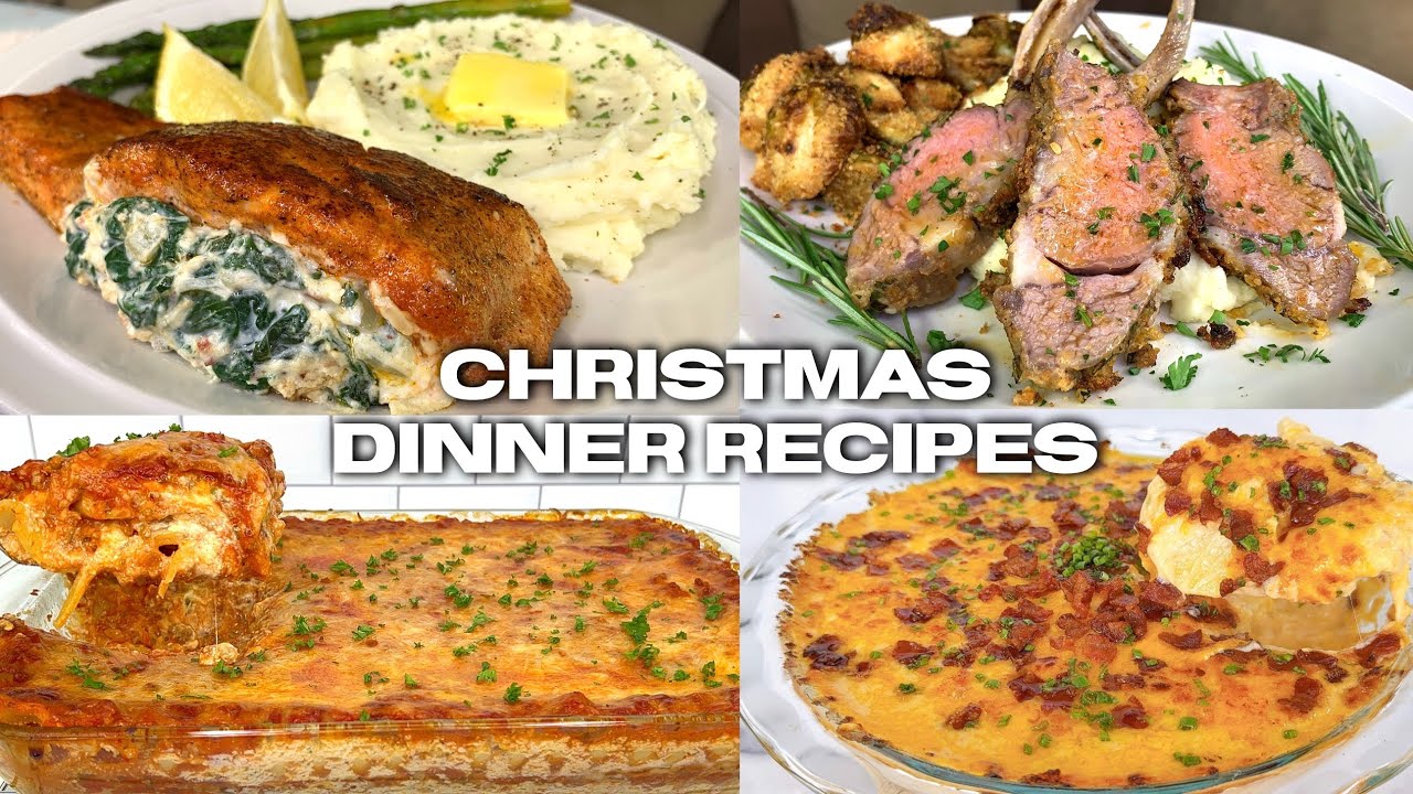 CHRISTMAS DINNER IDEAS TO IMPRESS YOUR FAMILY & FRIENDS!